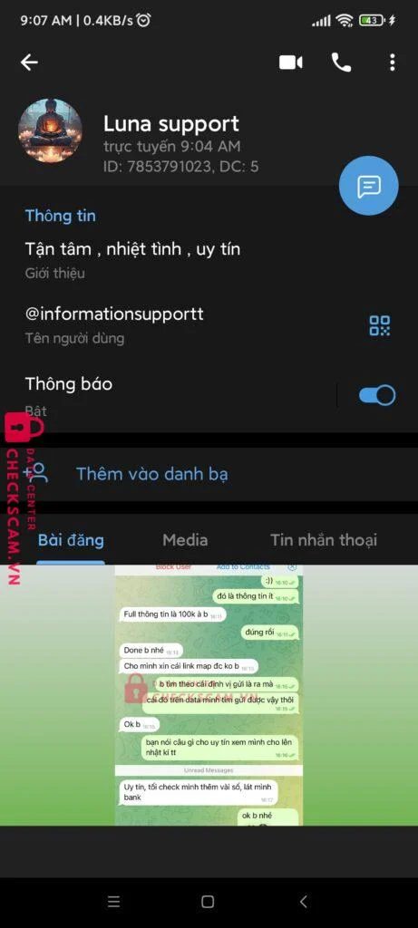 340015092008 NGUYEN THI NHAT LE MB bị cảnh báo lừa đảo scam