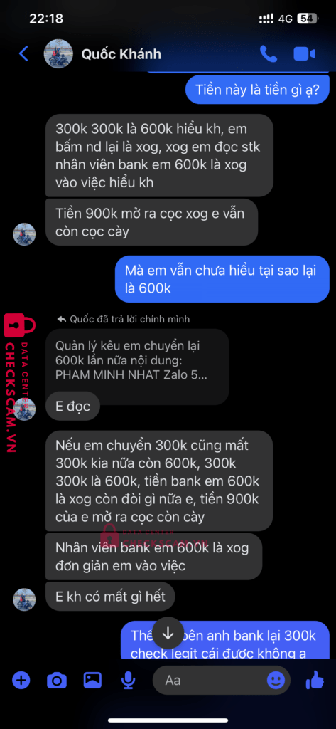 089613468888 Pham Van Luan MB bị cảnh báo lừa đảo scam