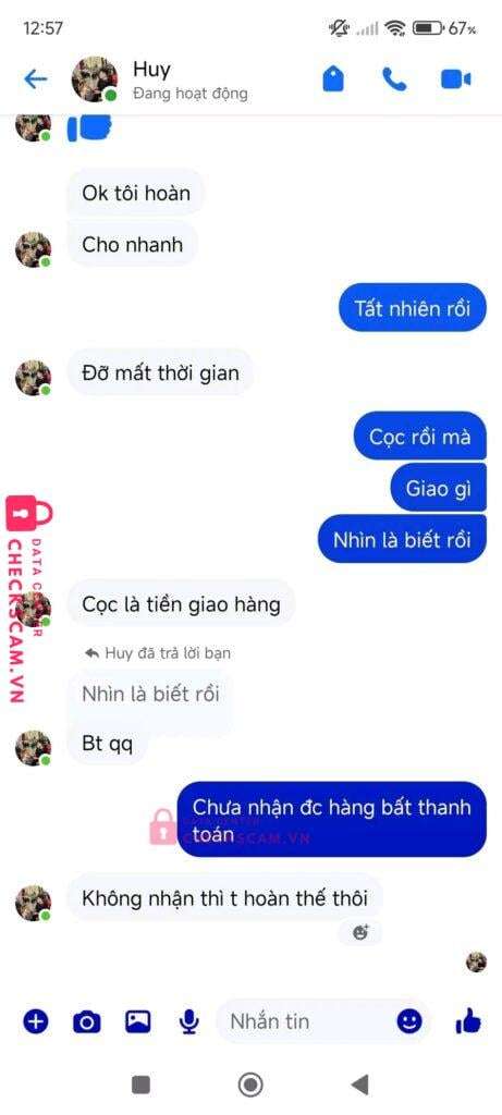 1031532682 Thai Hoang Son VCB bị cảnh báo lừa đảo scam