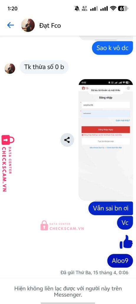 19072857835011 Nguyen Quoc Dat Techcombank bị cảnh báo lừa đảo scam