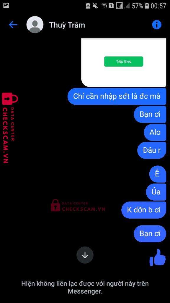 32189999999 Phan Thai Nhat MB bị cảnh báo lừa đảo scam