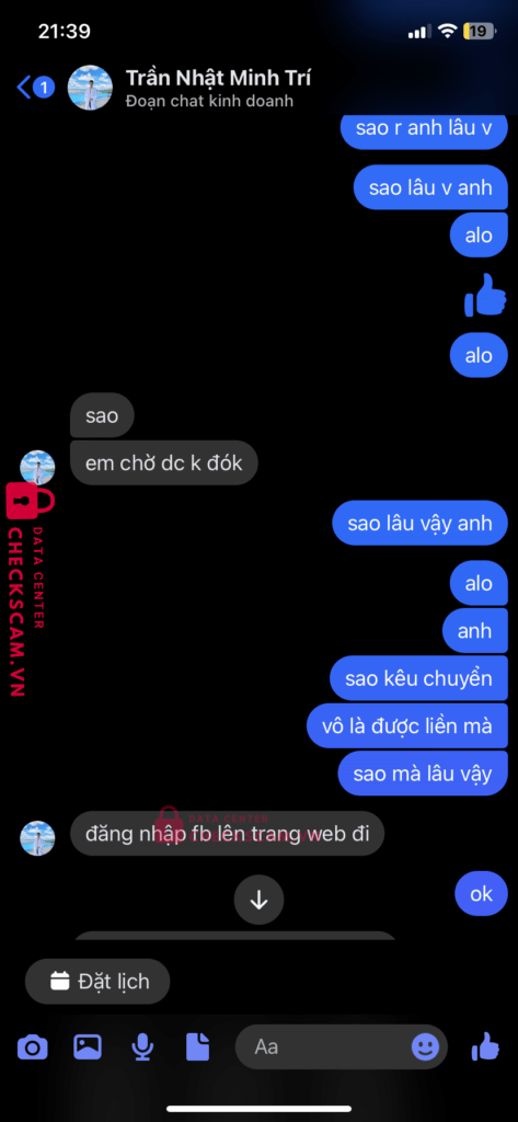 3219386688 Le Thi Thanh Diem MB bị cảnh báo lừa đảo scam
