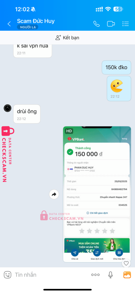 9704229204604900150 Phan Duc Huy MB bị cảnh báo lừa đảo scam