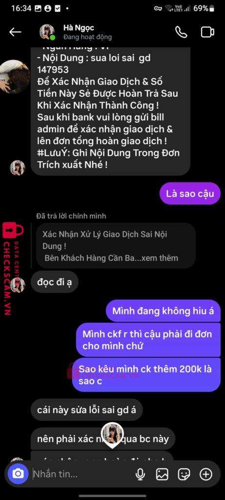 416064482 TRAN VAN THONG VP Bank bị cảnh báo lừa đảo scam