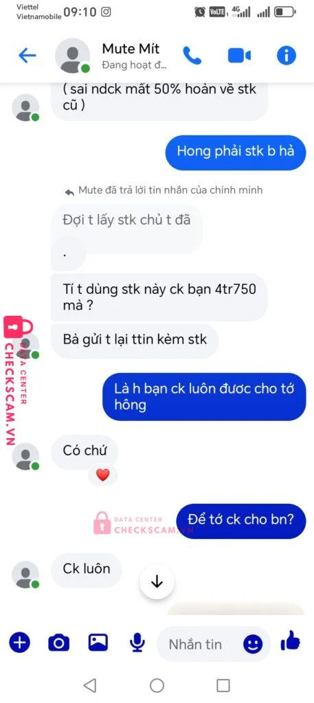 42083868386 NGUYEN PHUONG NAM Techcombank bị cảnh báo lừa đảo scam