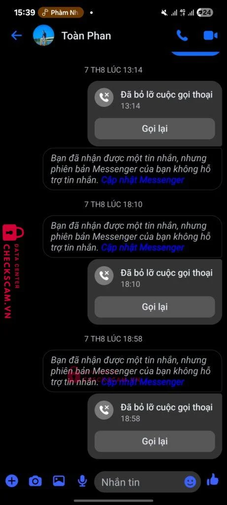 43520997 PHAN CONG DUC TOAN ACB bị cảnh báo lừa đảo scam