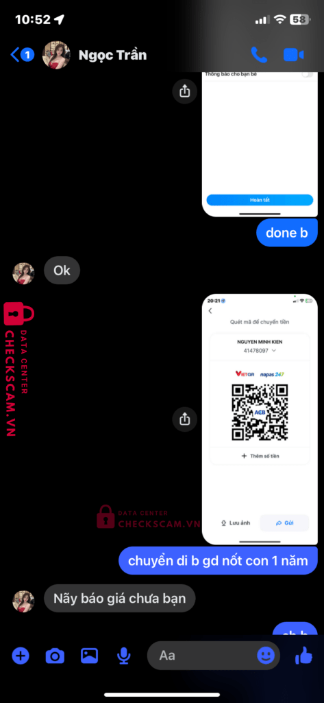 44119979797 DO VAN NAM TP Bank bị cảnh báo lừa đảo scam
