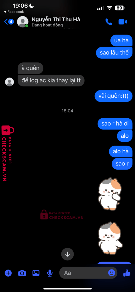 4441232004 NGUYEN THI THU HA MB bị cảnh báo lừa đảo scam