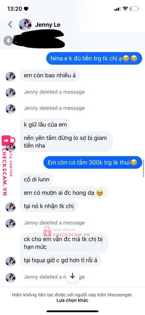 4447040134975 LE THI THANH PG BANK bị cảnh báo lừa đảo scam