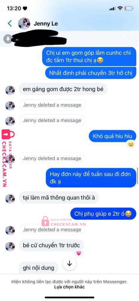 4447040134975 LE THI THANH PG BANK bị cảnh báo lừa đảo scam