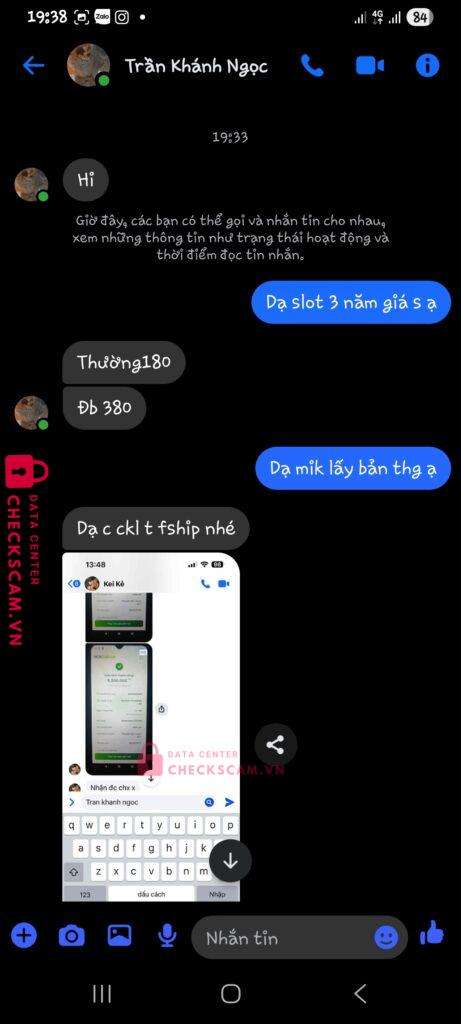 45252636859 NGUYEN THI HOANG LAN MB bị cảnh báo lừa đảo scam
