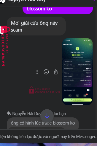45275417 NGUYEN THI THUY VAN ACB bị cảnh báo lừa đảo scam