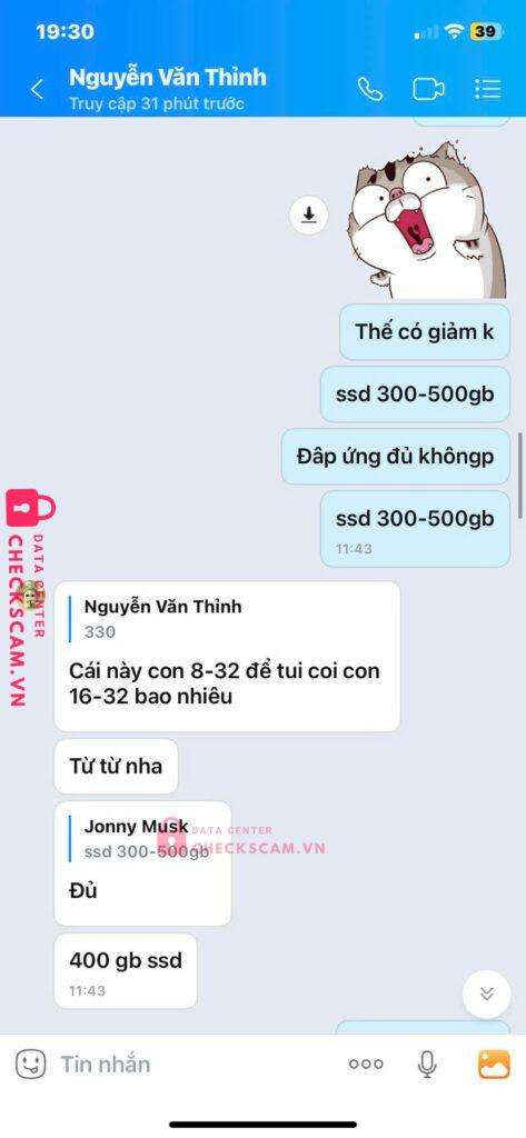 454120102009 NGUYEN VAN THINH MB bị cảnh báo lừa đảo scam
