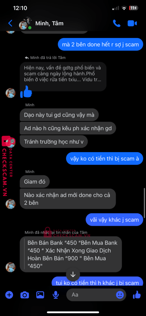 6404648446 Nguyen Thanh Dat VP Bank bị cảnh báo lừa đảo scam