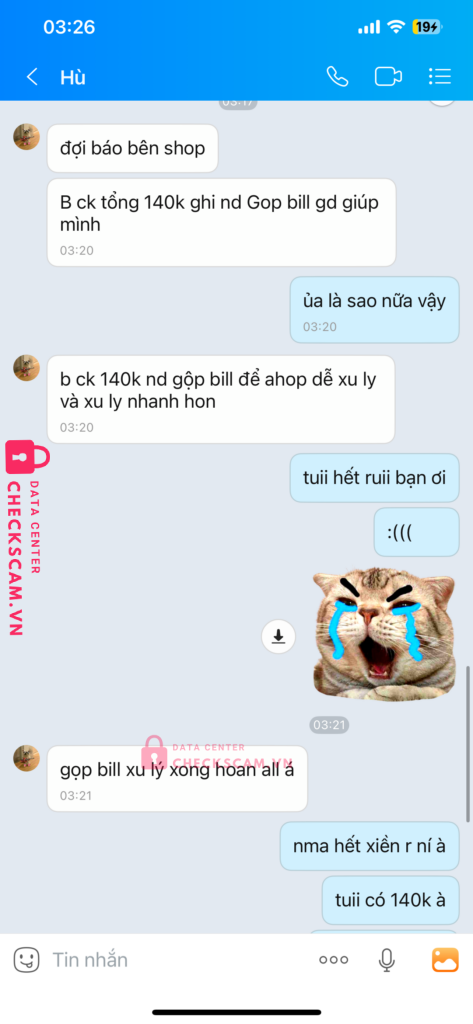 513332 DANG SANG DUNG MB bị cảnh báo lừa đảo scam
