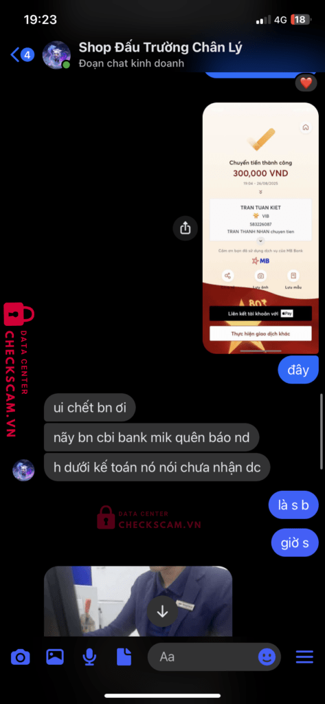 583226087 Tran Tuan Kiet VIB bị cảnh báo lừa đảo scam