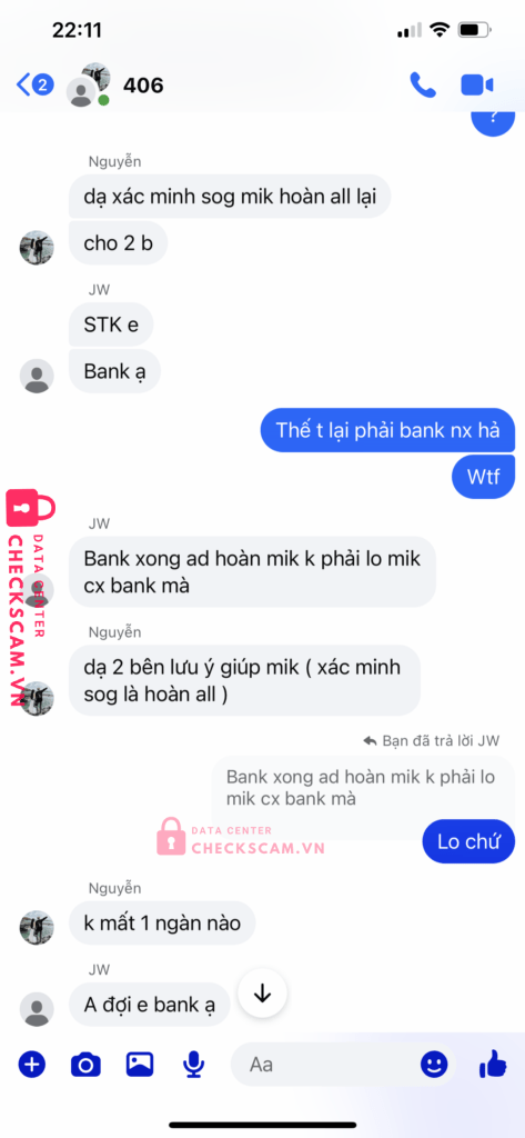 587492361 NGUYEN DUY KHANH VIB bị cảnh báo lừa đảo scam