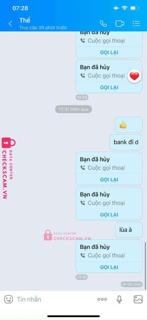5888883888 BUI TRONG THE Techcombank bị cảnh báo lừa đảo scam