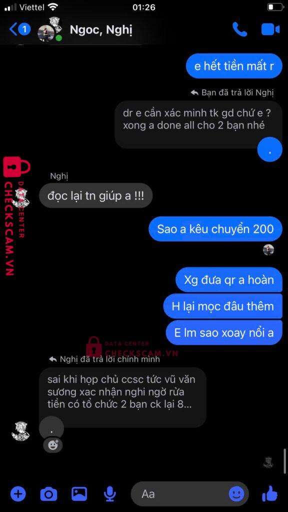 0385601693 To Dang Khoa MB bị cảnh báo lừa đảo scam