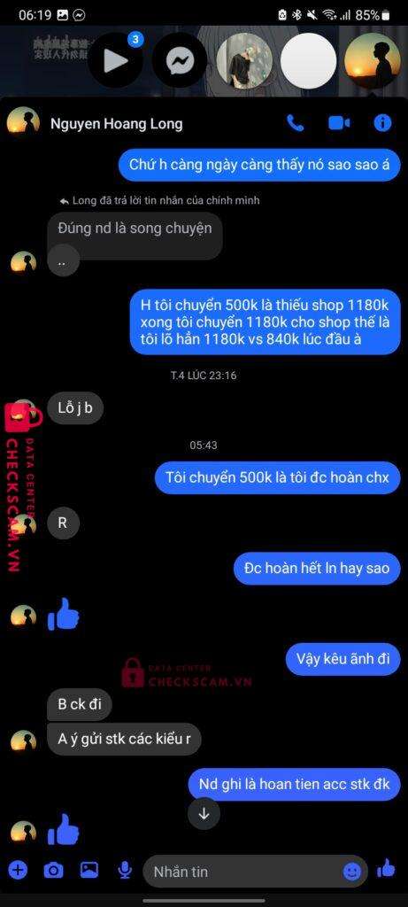 072200436 Nguyen Thanh Ly VIB bị cảnh báo lừa đảo scam