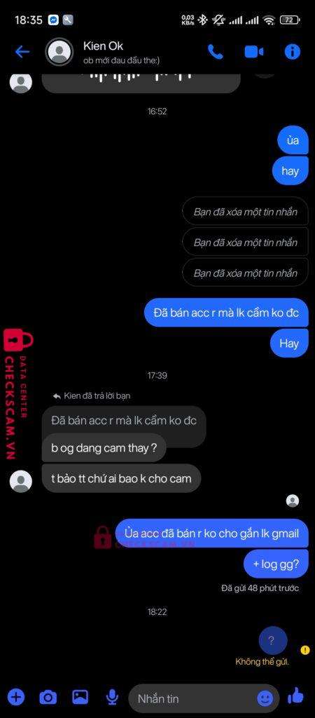 0866006320 Hoang Le Trung Kien MB bị cảnh báo lừa đảo scam