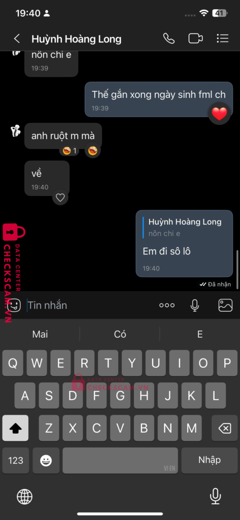 66096639969999 Huynh Hoang Long MB bị cảnh báo lừa đảo scam