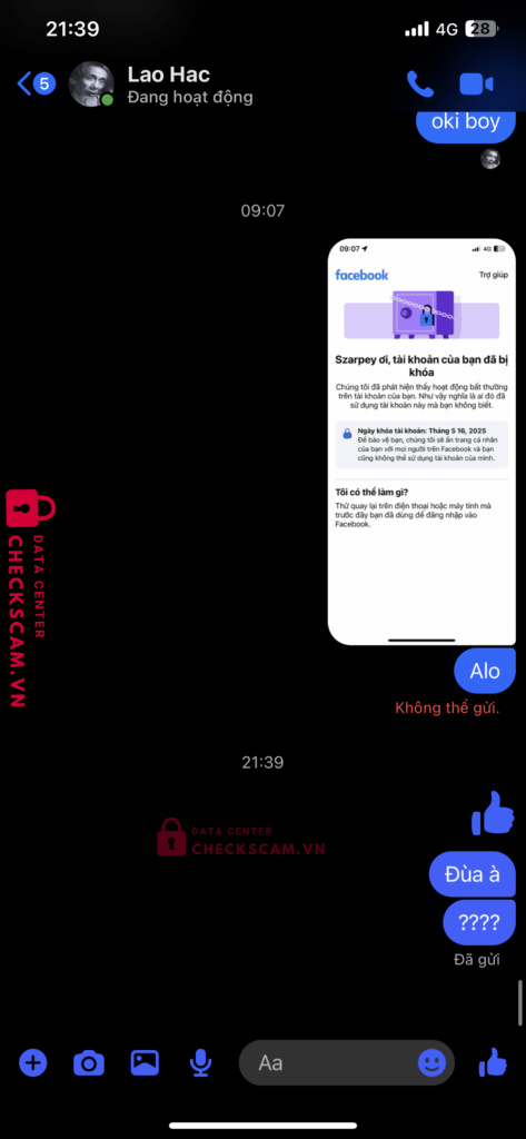 636426 Le Anh Tu MB bị cảnh báo lừa đảo scam