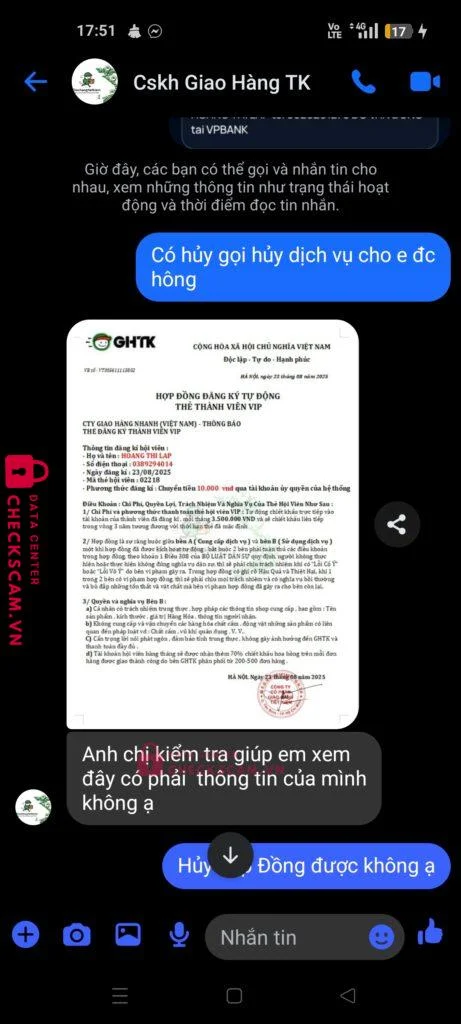 6458436868 Ngoc Phuong Store MB bị cảnh báo lừa đảo scam