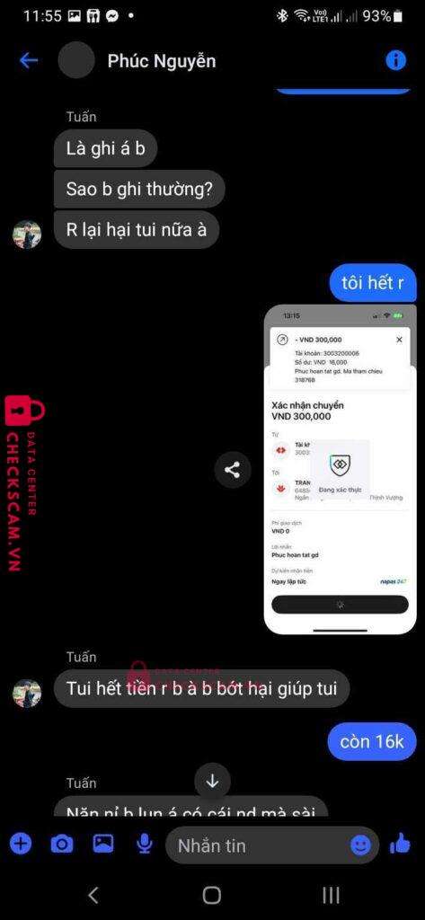 64856885659 TRAN PHAM NHAN HAU VPBANK bị cảnh báo lừa đảo scam
