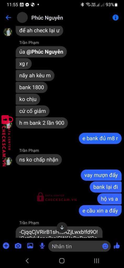 64856885659 TRAN PHAM NHAN HAU VPBANK bị cảnh báo lừa đảo scam