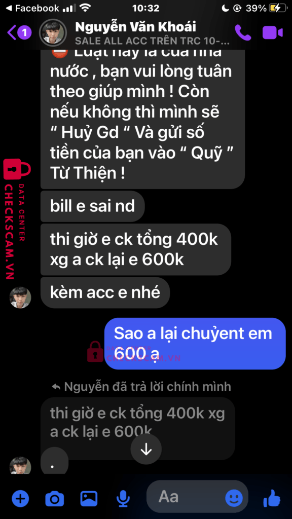 67686888888888 Phan Tien Dat MB bị cảnh báo lừa đảo scam