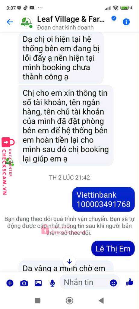 412532376 Na Sweets Co Ltd VP BANK bị cảnh báo lừa đảo scam