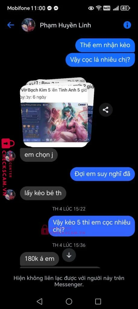 72472506796 PHAM THI HUYEN LINH TP BANK bị cảnh báo lừa đảo scam