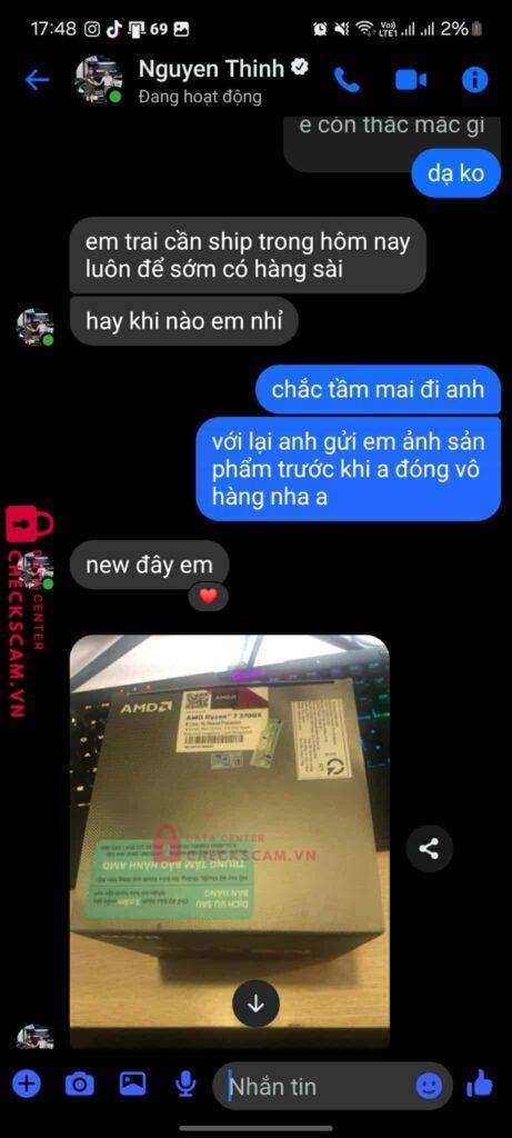 749000 HOANG NGUYEN THINH VIB bị cảnh báo lừa đảo scam