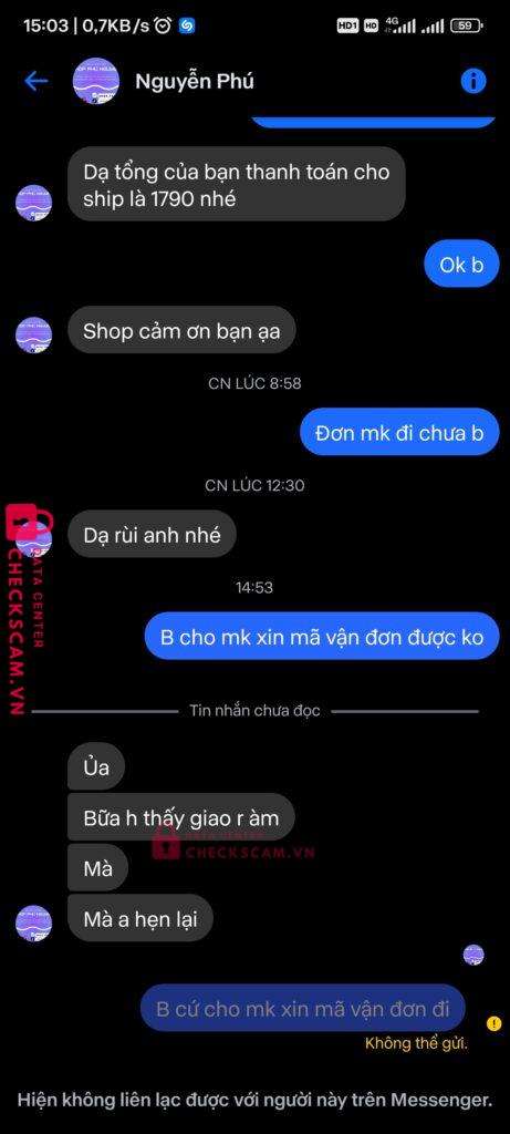 7547667 NGUYEN TRUONG THIEN PHU ACB bị cảnh báo lừa đảo scam