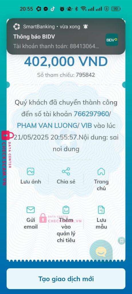 766297960 Pham Van Luong VIB bị cảnh báo lừa đảo scam