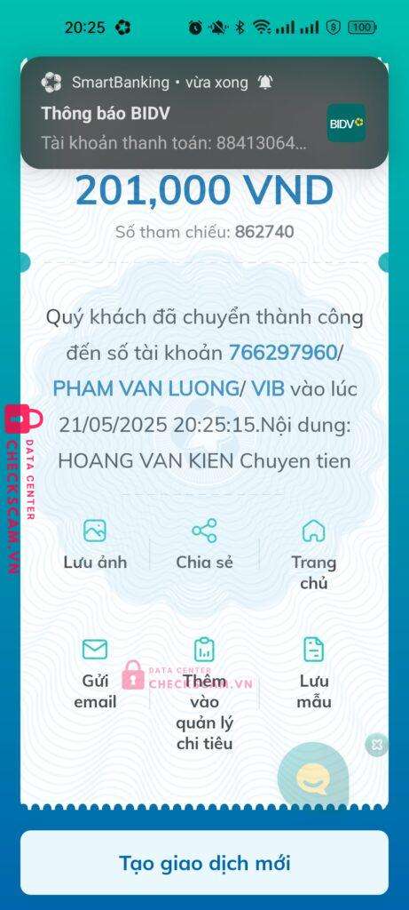 766297960 Pham Van Luong VIB bị cảnh báo lừa đảo scam