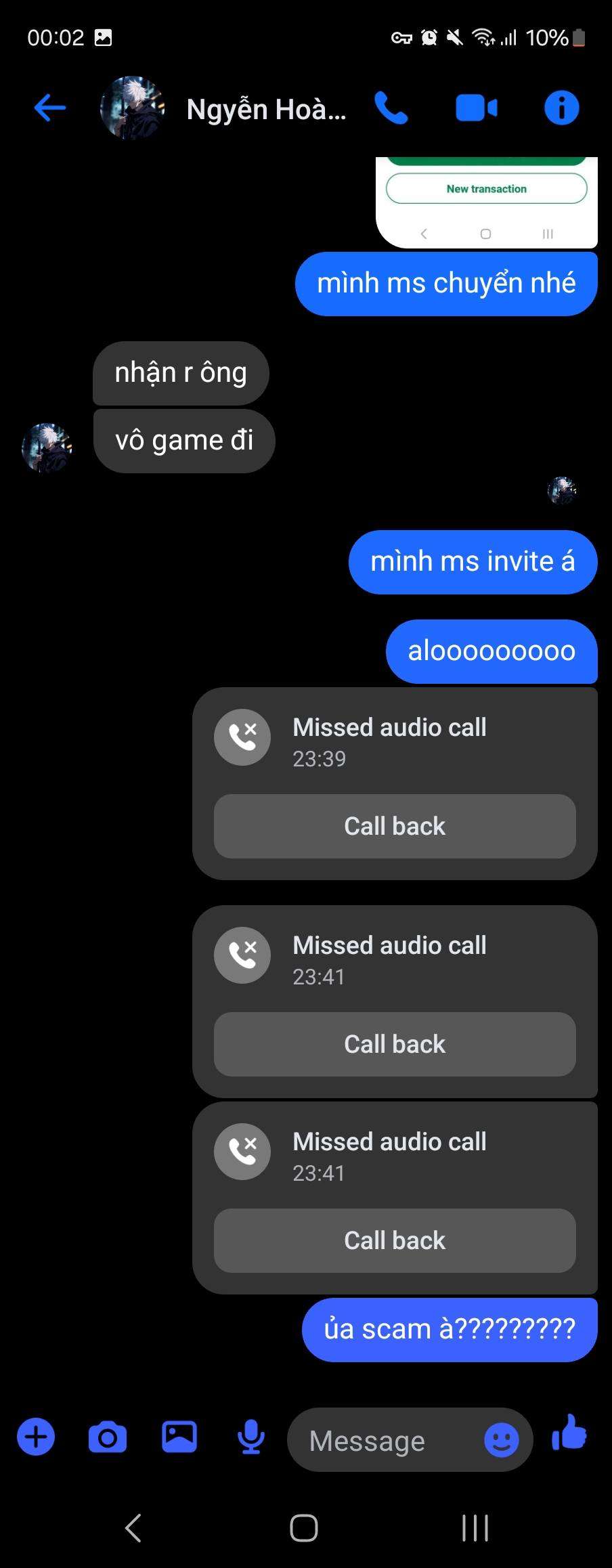 7674660906 NGUYEN HOANG GIANG MB bị cảnh báo lừa đảo scam