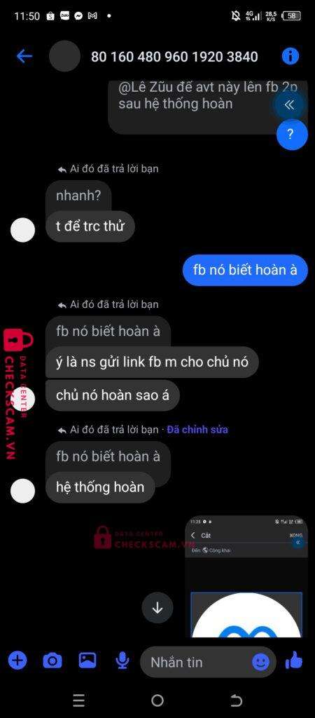 76767171020088 DANG ANH TUAN MB bị cảnh báo lừa đảo scam