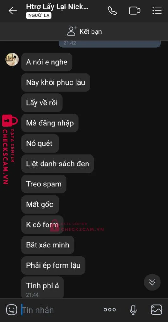 782492527 NGUYEN THANH HOA VIB bị cảnh báo lừa đảo scam