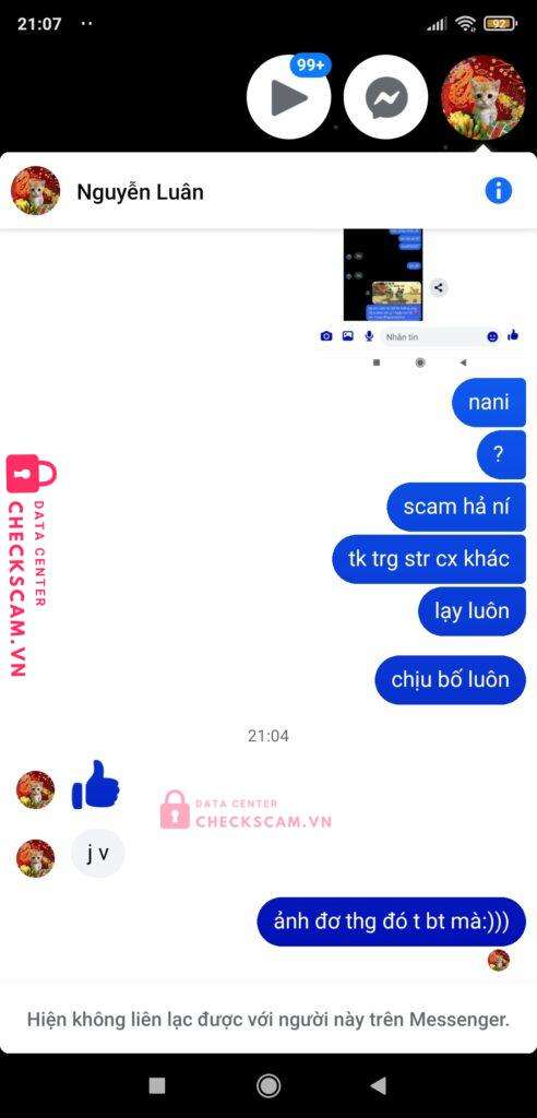 79220079999 VO DOAN CHIEN AN MB bị cảnh báo lừa đảo scam