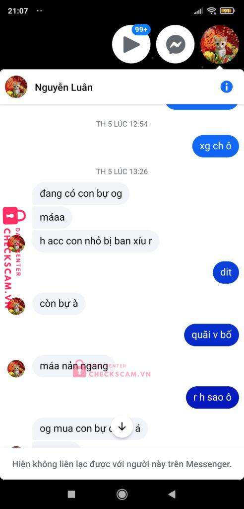79220079999 VO DOAN CHIEN AN MB bị cảnh báo lừa đảo scam