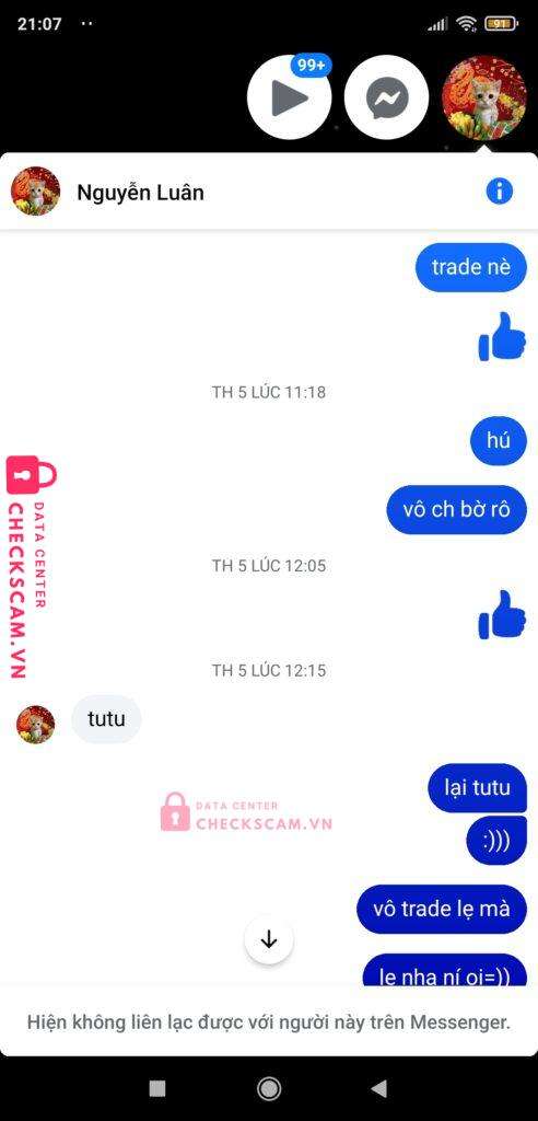 79220079999 VO DOAN CHIEN AN MB bị cảnh báo lừa đảo scam