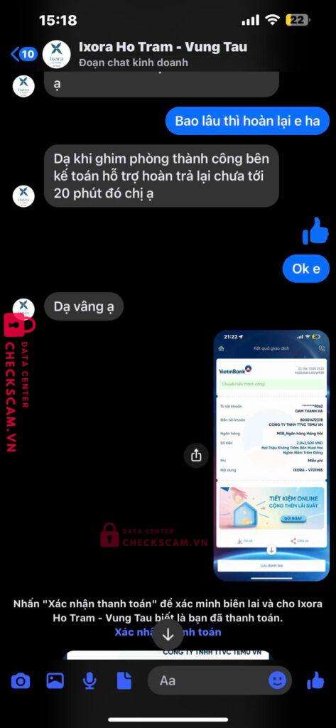 80001472378 TTVC TEMU VN MSB bị cảnh báo lừa đảo scam