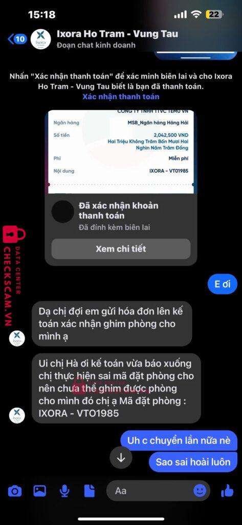 80001472378 TTVC TEMU VN MSB bị cảnh báo lừa đảo scam