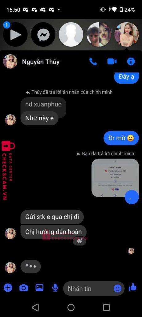 80001639289 Thai Thi My MSB bị cảnh báo lừa đảo scam