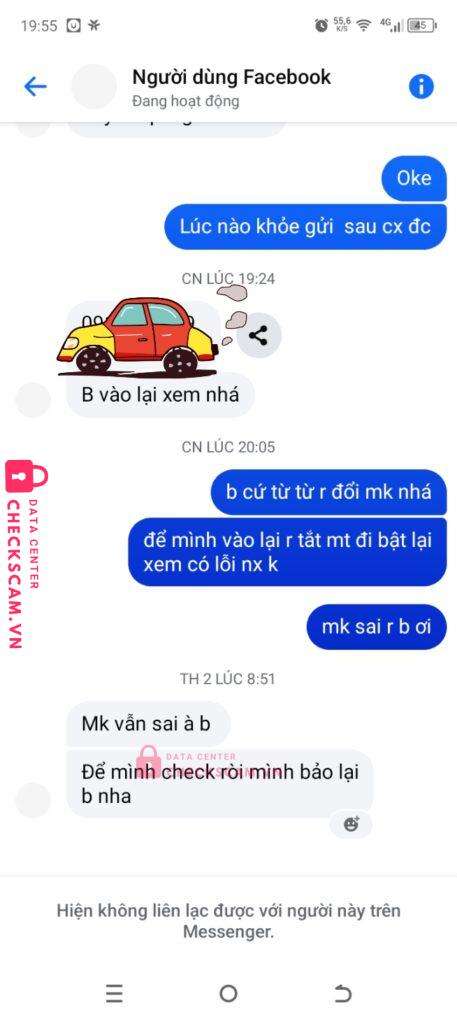 8050520045678 LE CONG TUAN ANH MB bị cảnh báo lừa đảo scam