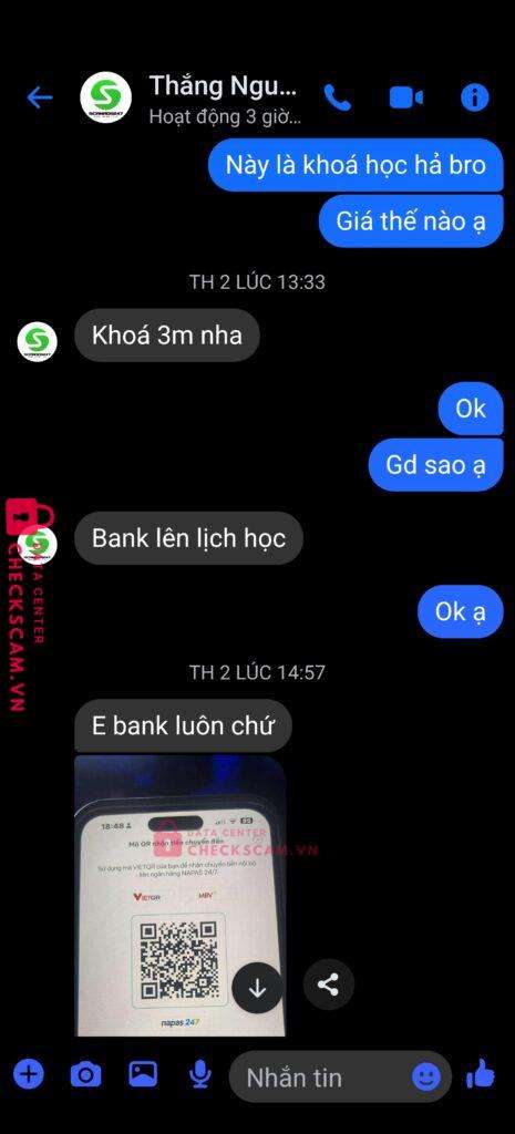 81044327200010 NGUYEN MANH THANG MBV bị cảnh báo lừa đảo scam