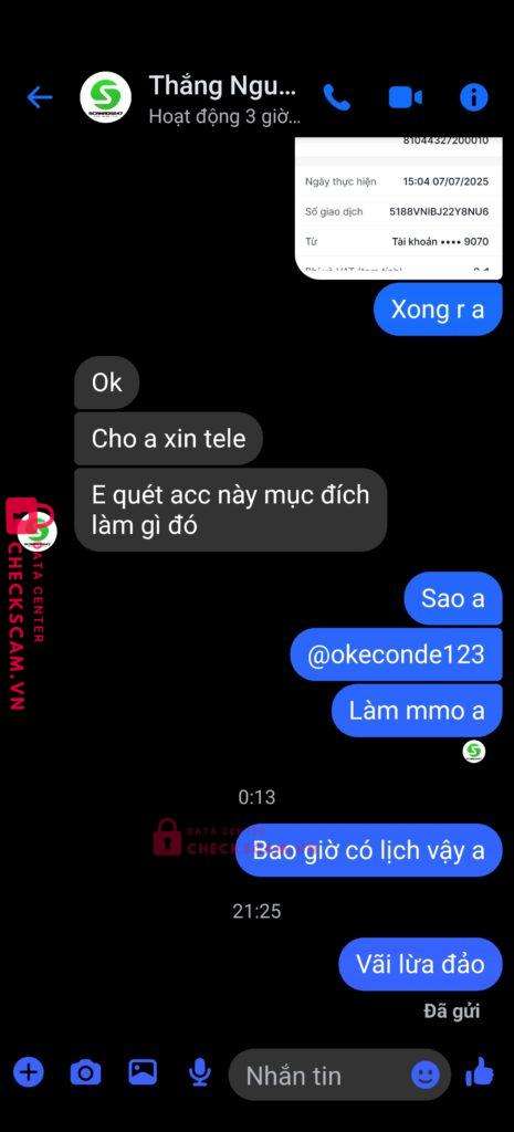 81044327200010 NGUYEN MANH THANG MBV bị cảnh báo lừa đảo scam