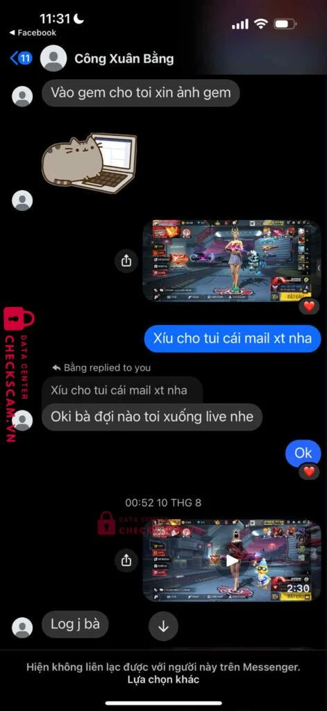 8214022008 CONG XUAN BANG MB bị cảnh báo lừa đảo scam